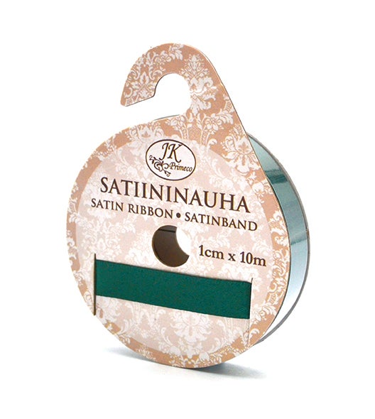 Satiininauha [1cm x 10m], useita v&auml;rej&auml;